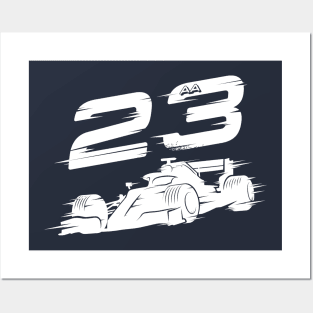 We Race On! 23 [White] Posters and Art